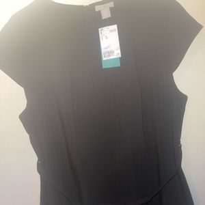 NWT H&M Black Dress size 16